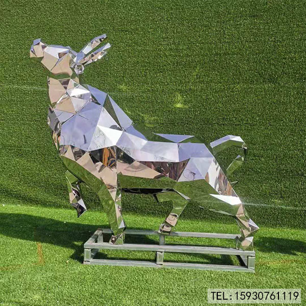 不銹鋼動物雕塑牛定制廠家