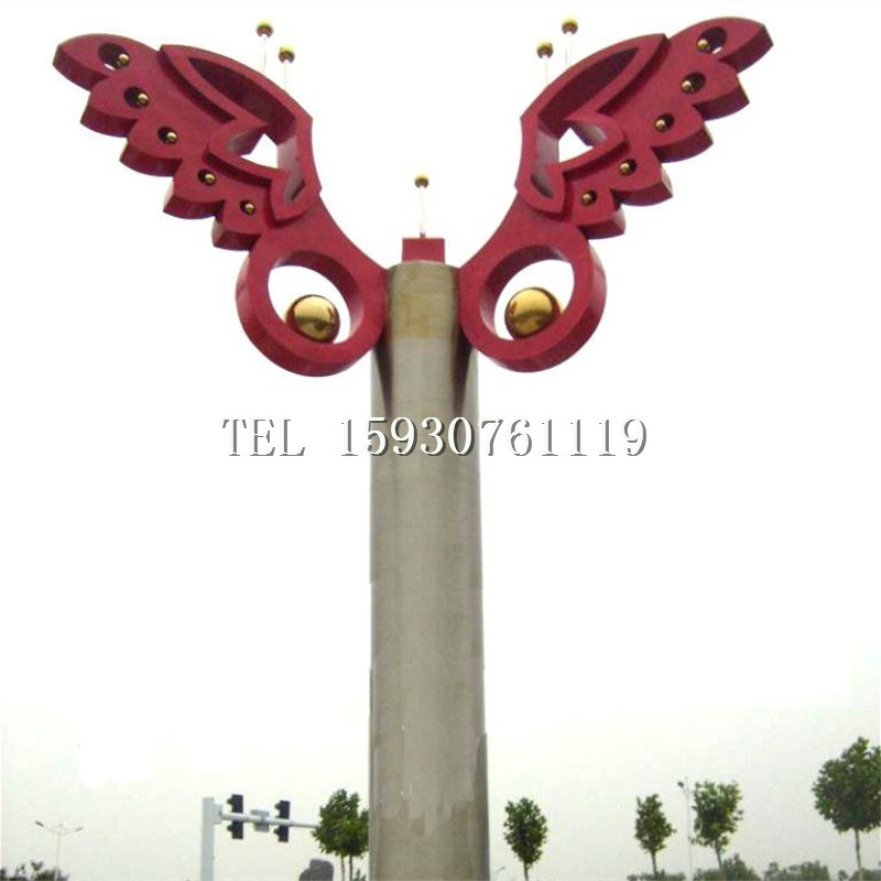 大型蝴蝶廣場雕塑廣場公園標志擺件