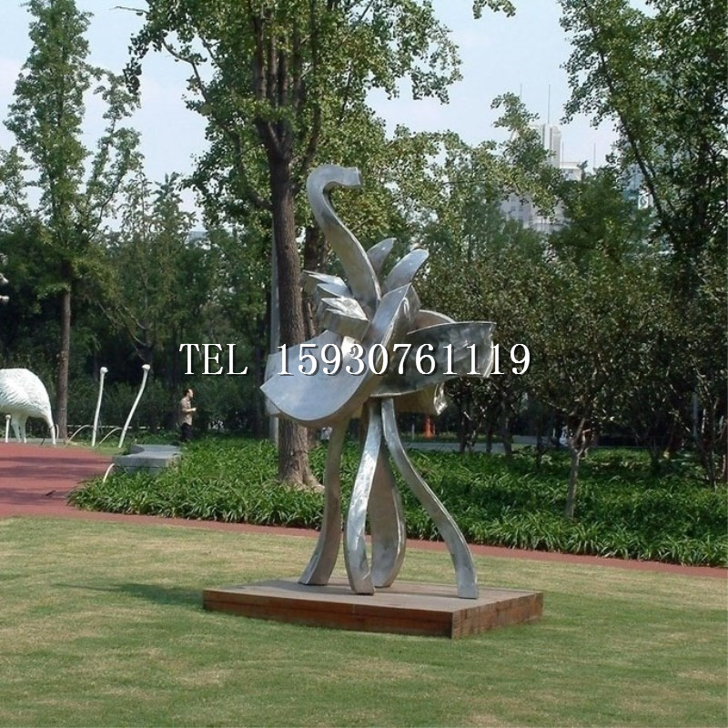不銹鋼雕塑抽象創意城市園林廣場擺件